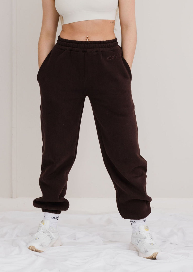 Cosy · Sweatpants Dark Brown