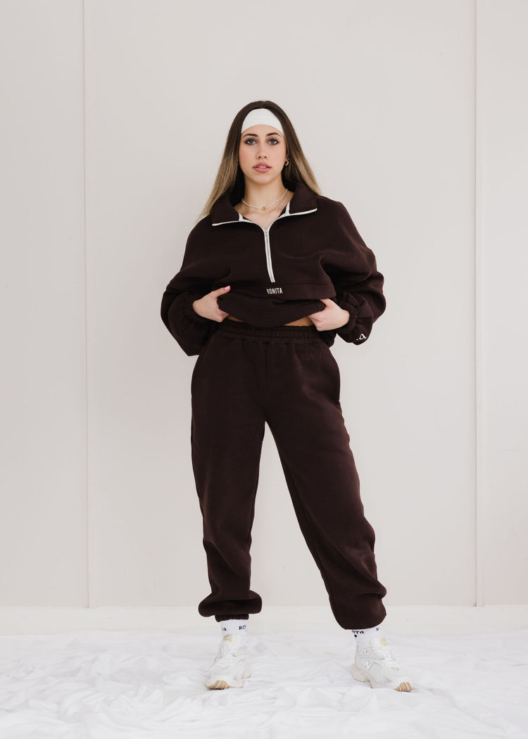 Cosy · Sweatpants Dark Brown