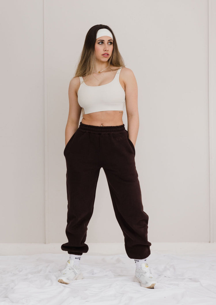 Cosy · Sweatpants Dark Brown