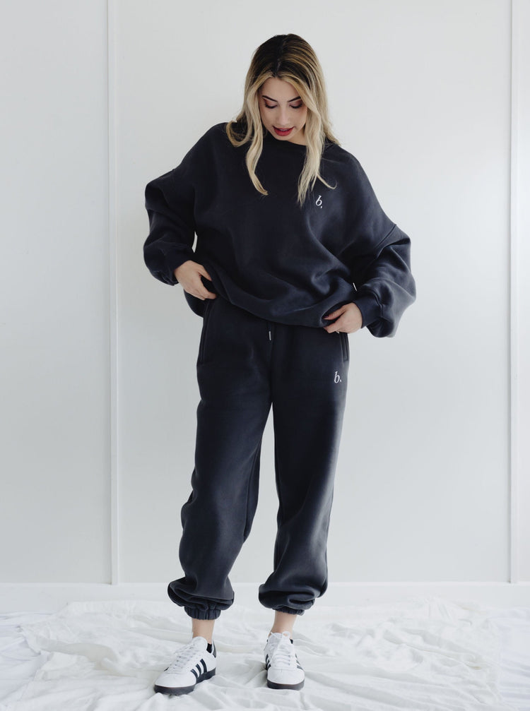 UNISEX crewneck sweatshirt Charcoal