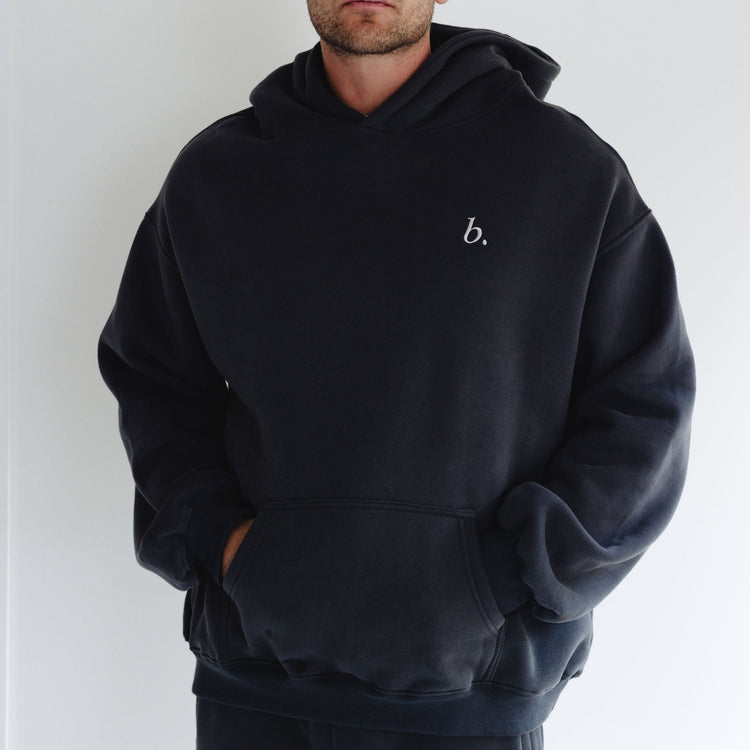 Oversized UNISEX hoodie Charcoal