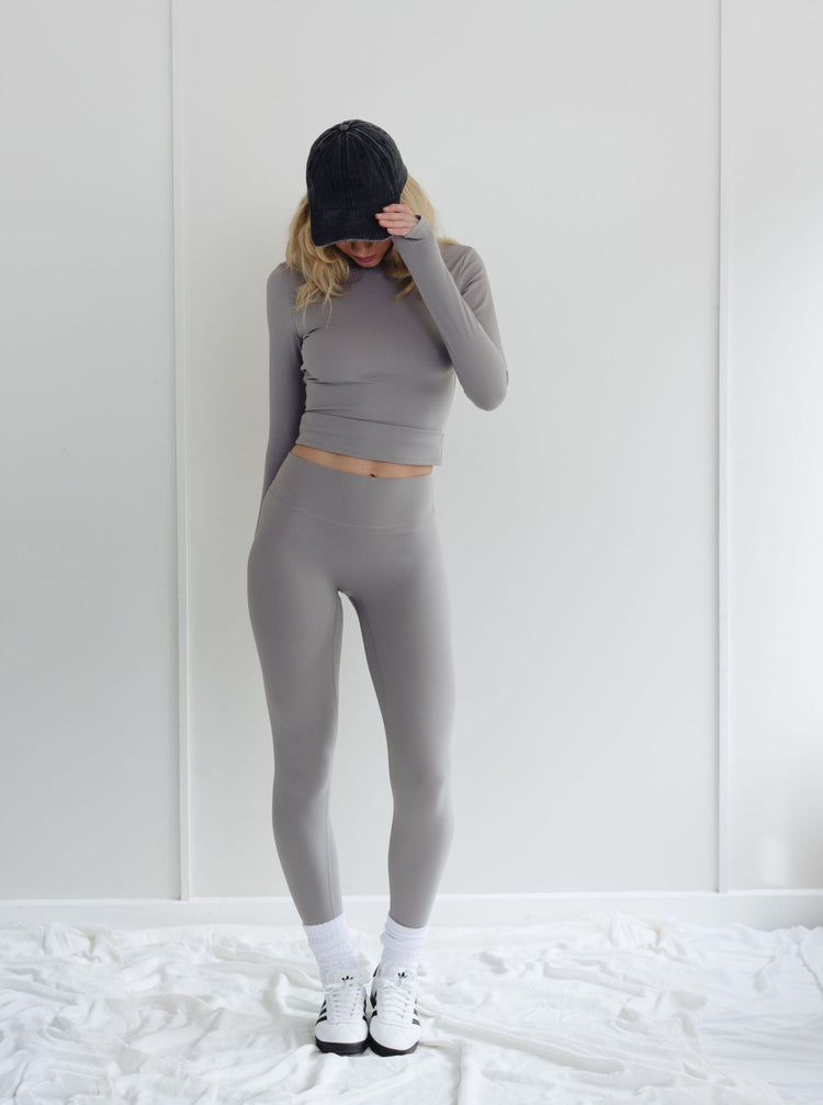 Shape Leggings mid waist Stone
