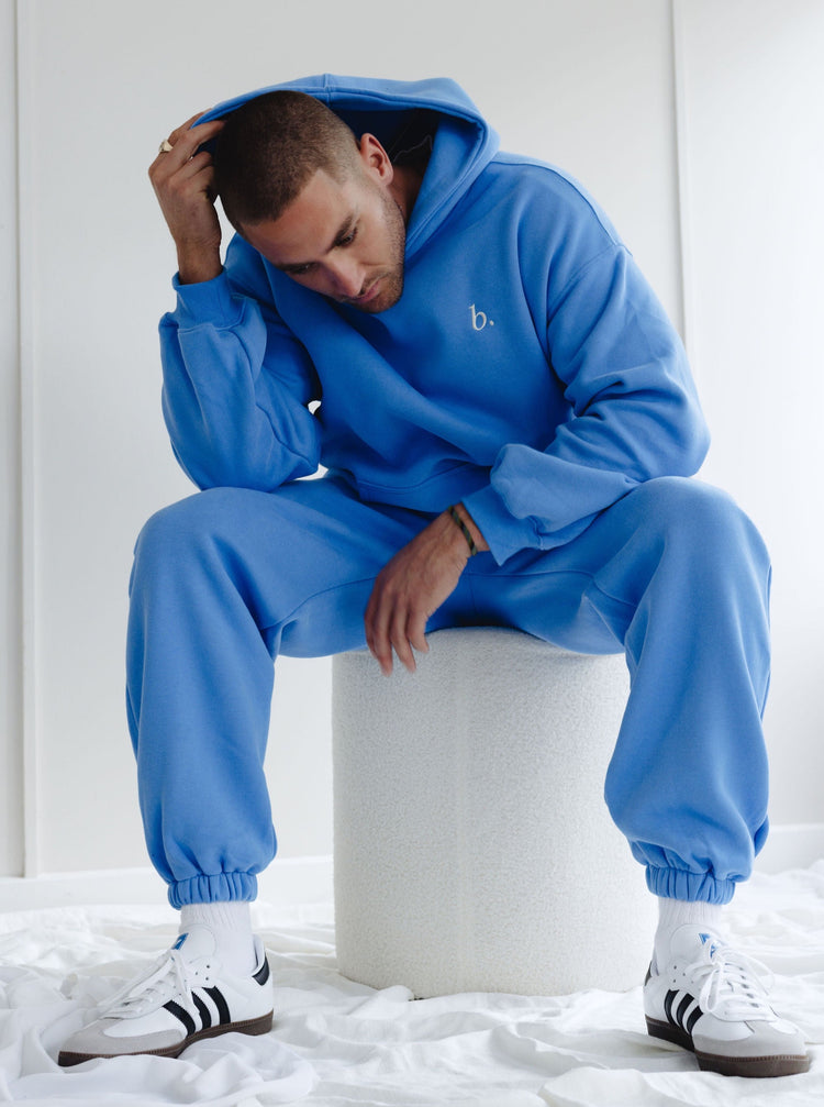 Oversized UNISEX hoodie Azure