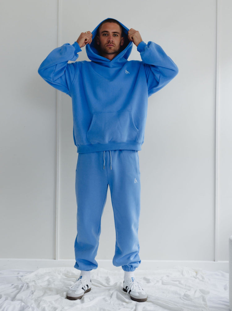 Oversized UNISEX hoodie Azure