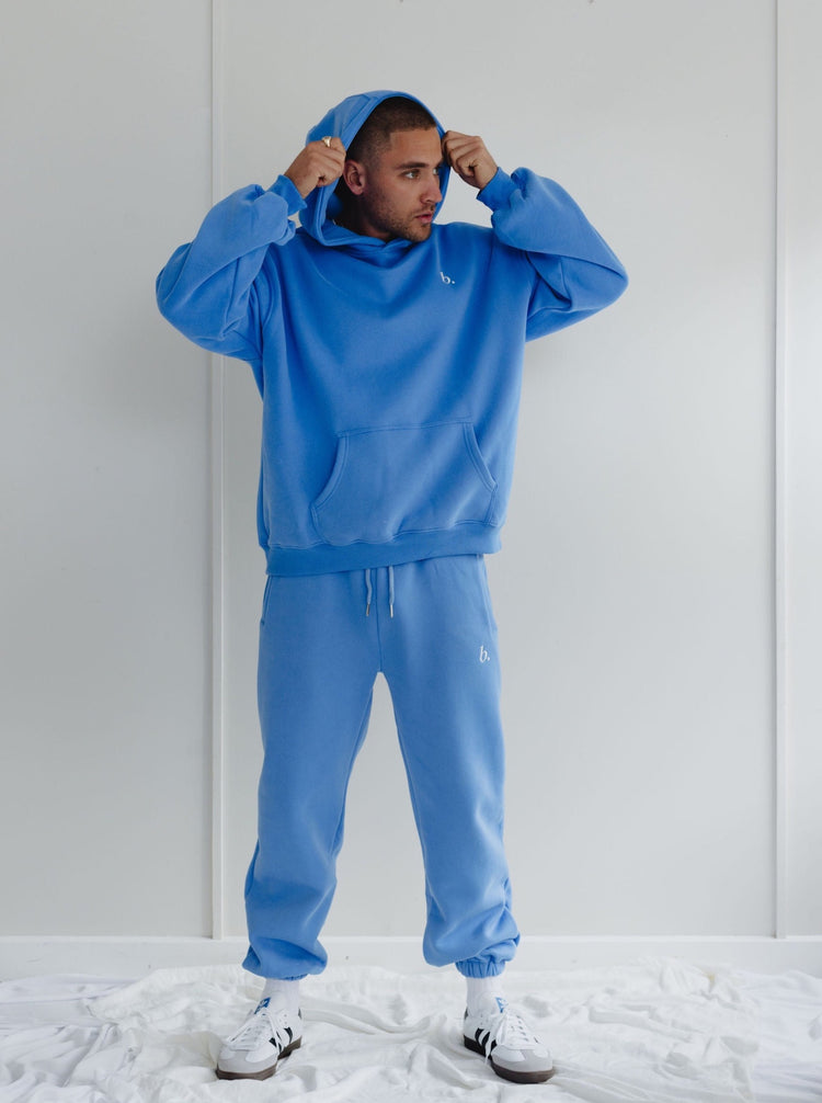 Oversized UNISEX hoodie Azure