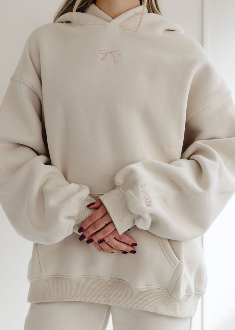 Oversized full length hoodie Snow