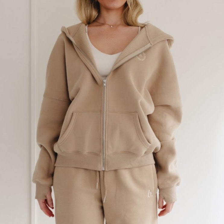 Zip up hoodie desert
