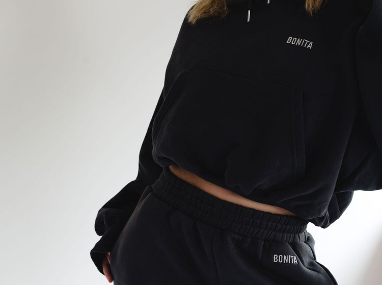 Cosy · Crop hoodie Charcoal