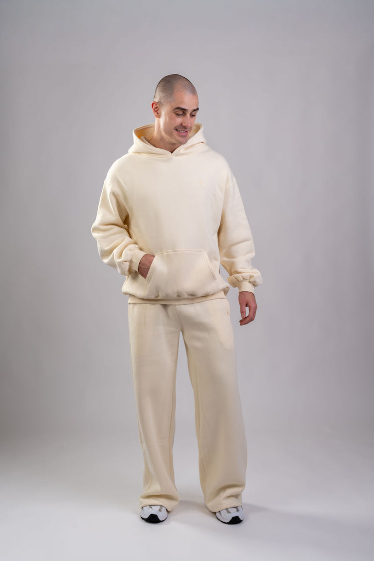 Oversized UNISEX hoodie Butter Yellow