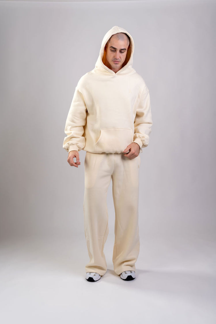 UNISEX Wide-leg Sweatpants Butter Yellow