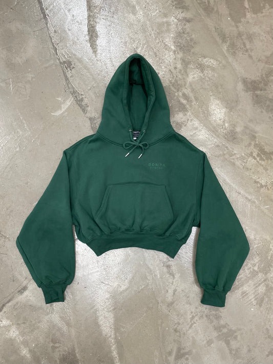 Cosy · Crop hoodie Emerald