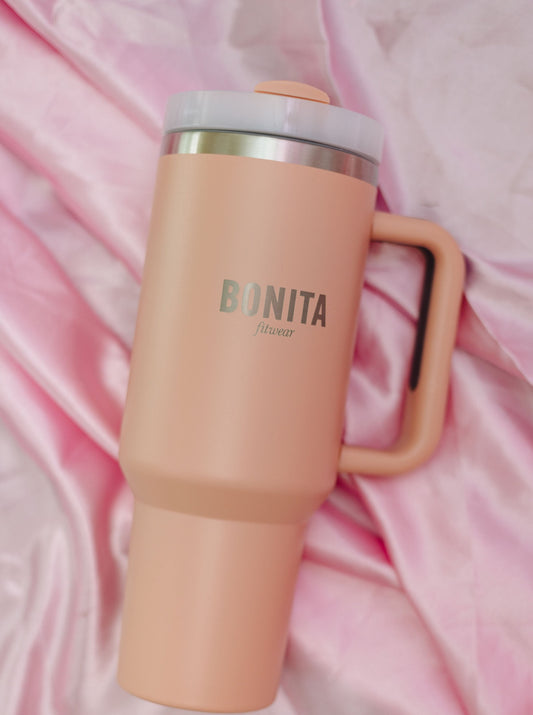 Bonita Tumbler with Handle pink