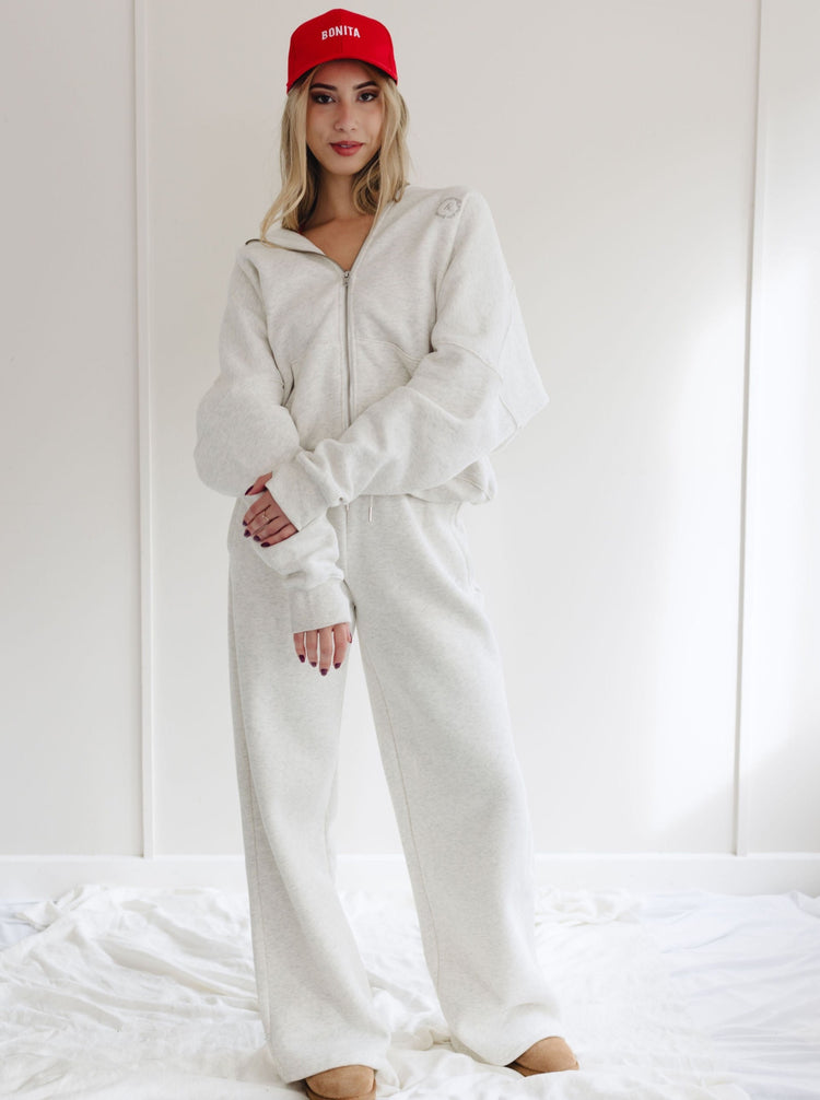 Cosy · Flare Sweatpants white marle