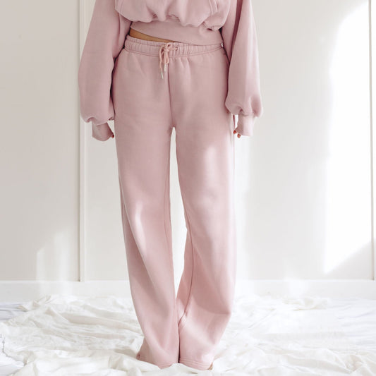Cosy · Flare Sweatpants pale pink