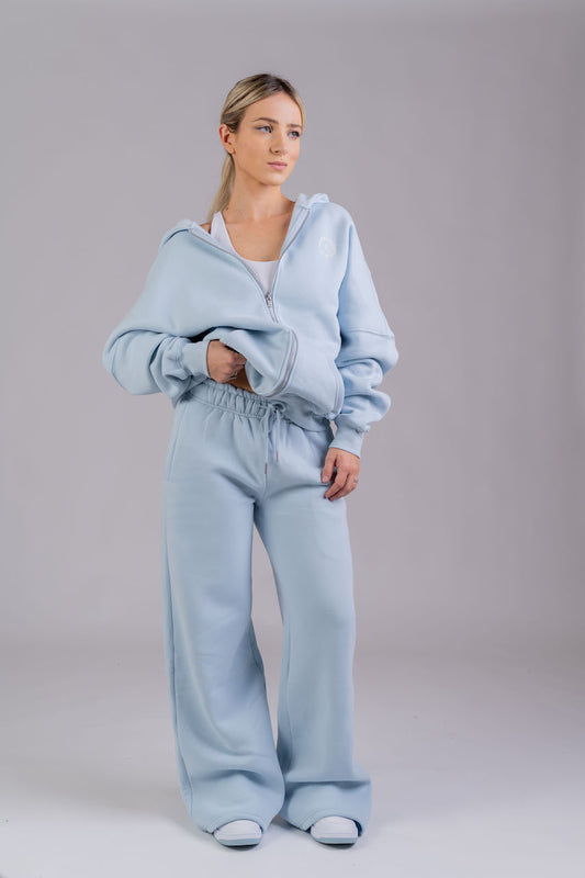 UNISEX Wide-leg Sweatpants Sky Blue