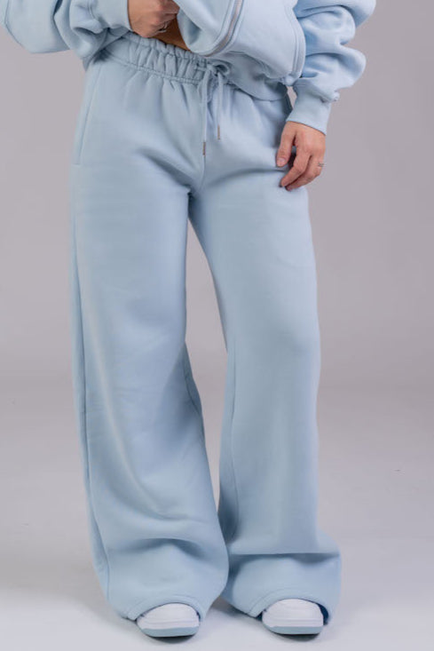 UNISEX Wide-leg Sweatpants Sky Blue