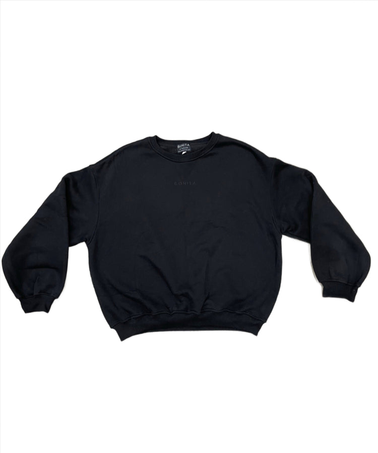Cosy · Crew neck sweatshirt black